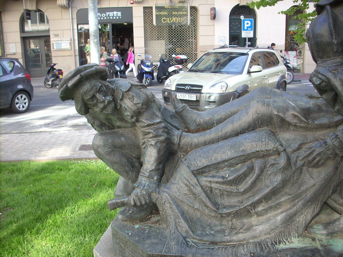 The wounded Ignatius of Loyola, Pamplona, Spain - 04.JPG